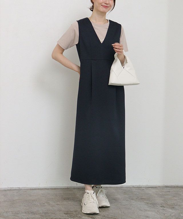 163cm / ツイード / ネイビー / M