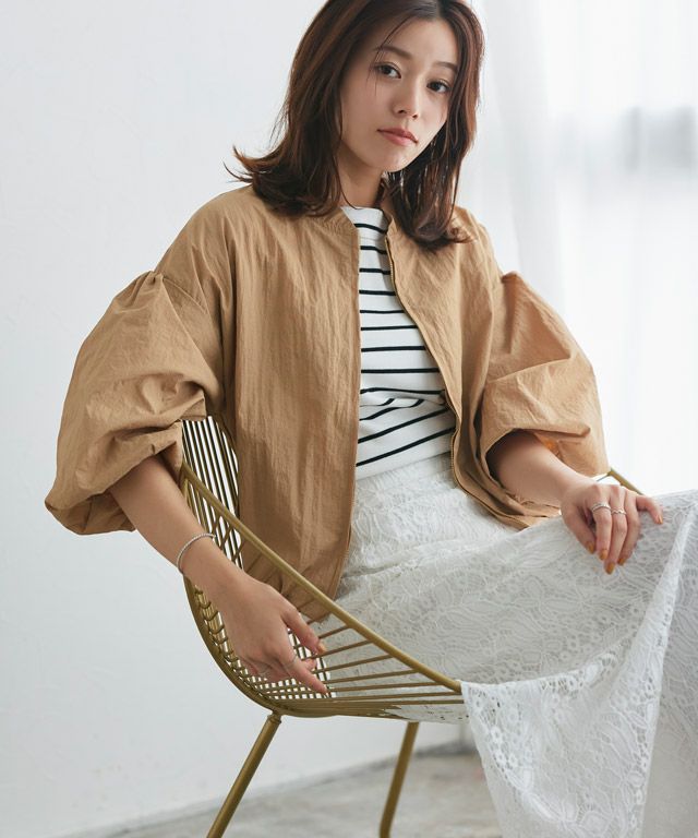 163cm / ベージュ / M