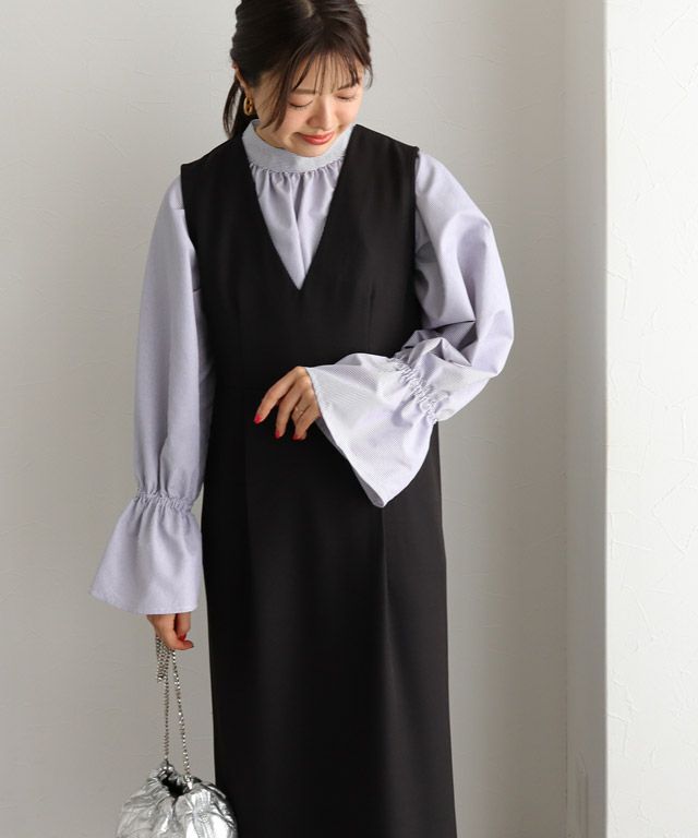 157cm / ストライプ / M