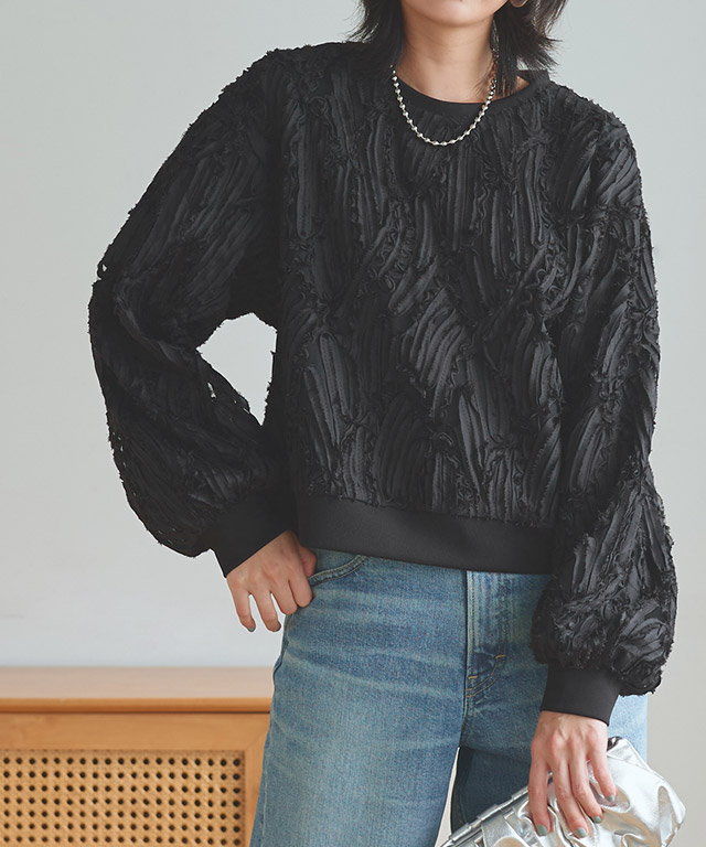 [RASW]コード刺繍ブラウス