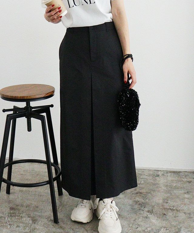 ボックスタックセミフレアスカート