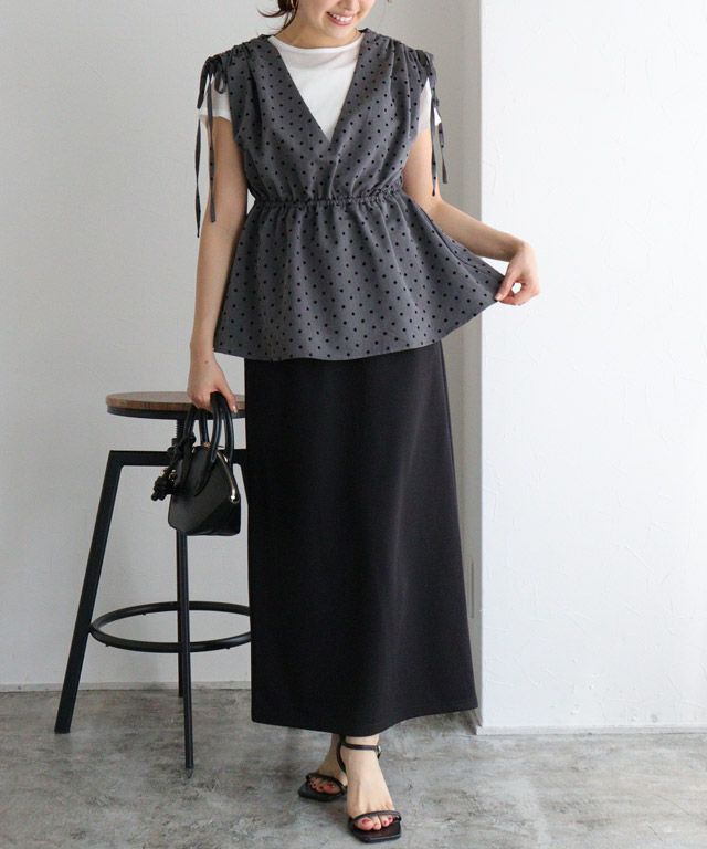 163cm / チャコール / M