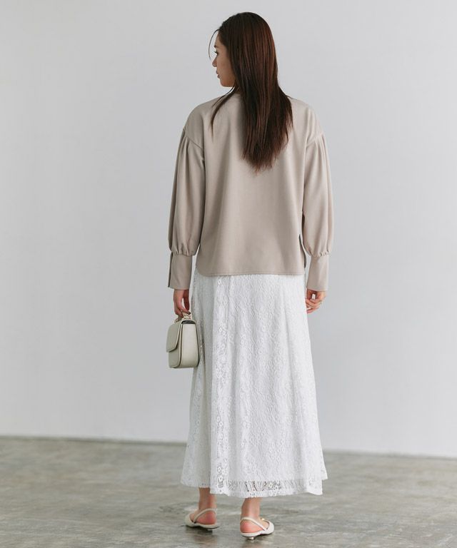 166cm / グレージュ / ゴールドボタン / M