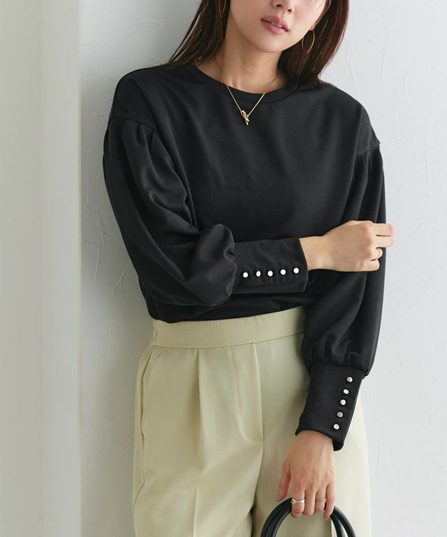 166cm / ブラック / ゴールドボタン / M