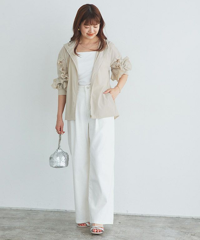 157cm / ライトベージュ / M