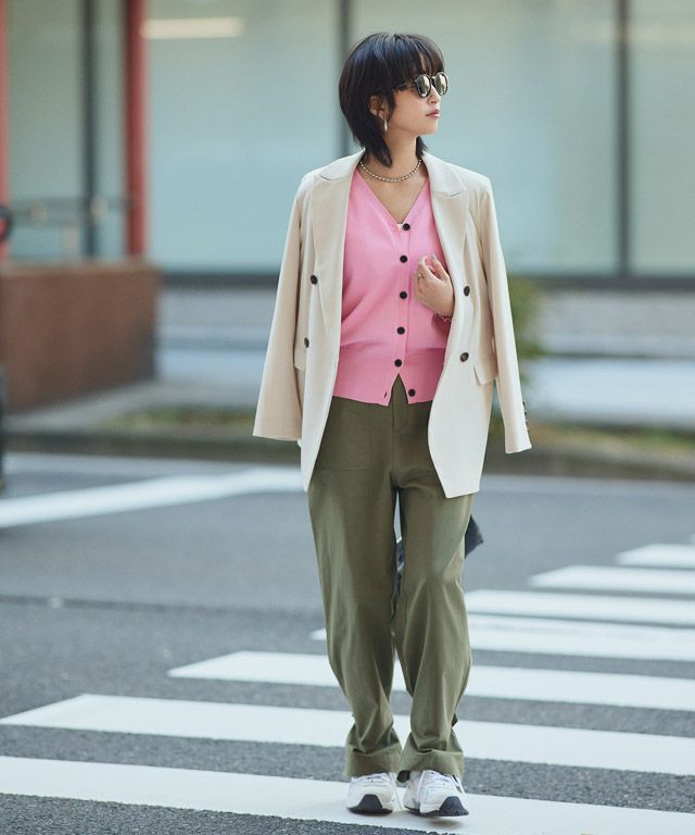 166cm / カーキ / M