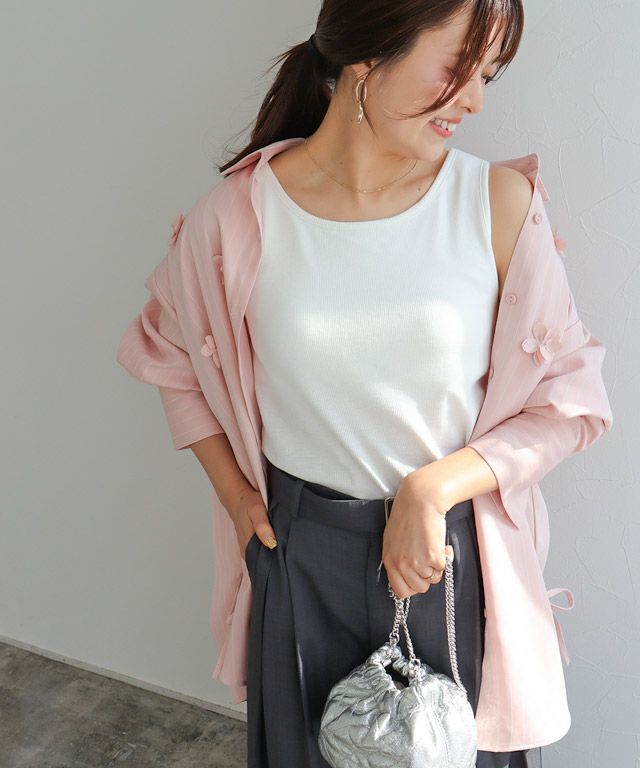 157cm / オフホワイト / タンク / M