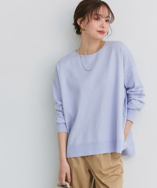 162cm / ブラウン / ボートネック / M