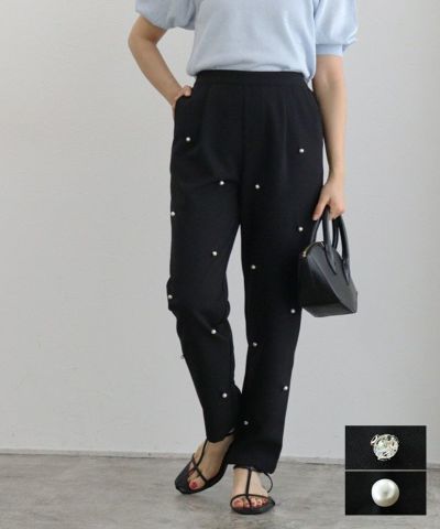 【お手入れ簡単】 デザインが選べるテーパードパンツ