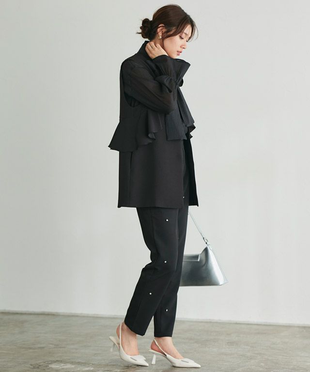 166cm / ビジュー / ブラック / M