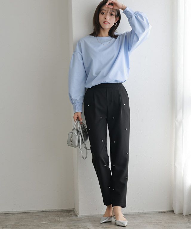 167cm / ビジュー / ブラック / M