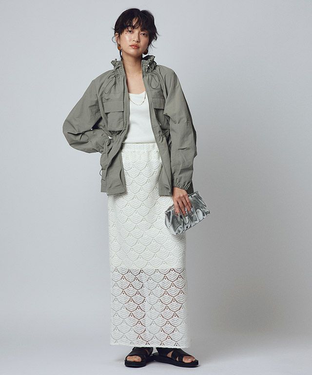 166cm / ライトカーキ / M