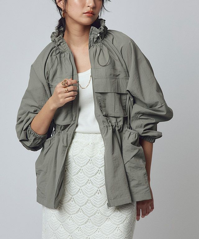 166cm / ライトカーキ / M