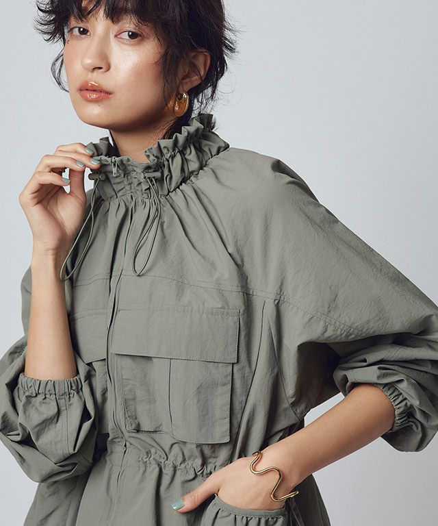 166cm / ライトカーキ / M