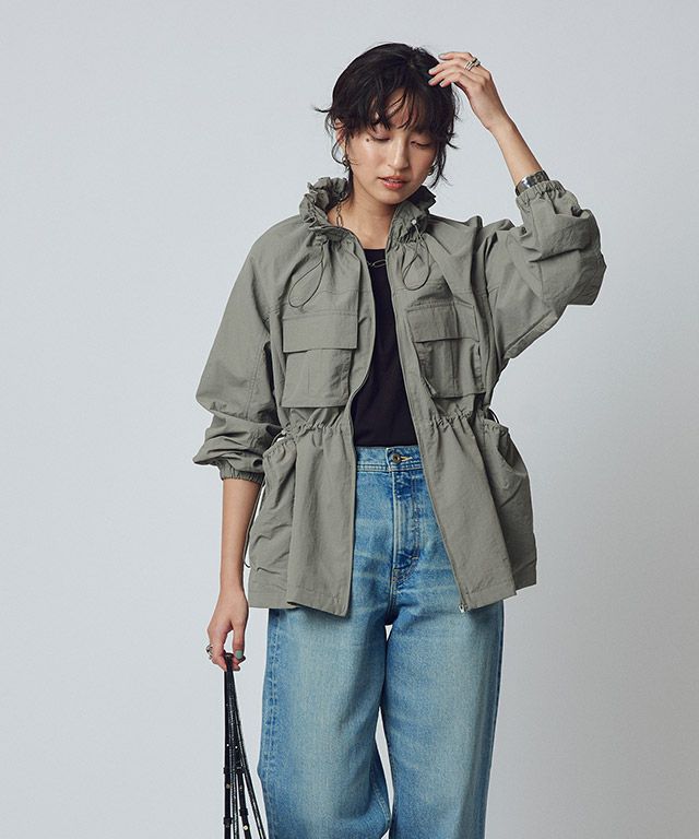 166cm / ライトカーキ / M