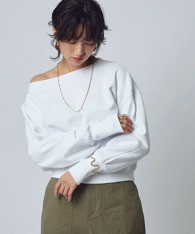 166cm / オフホワイト / M