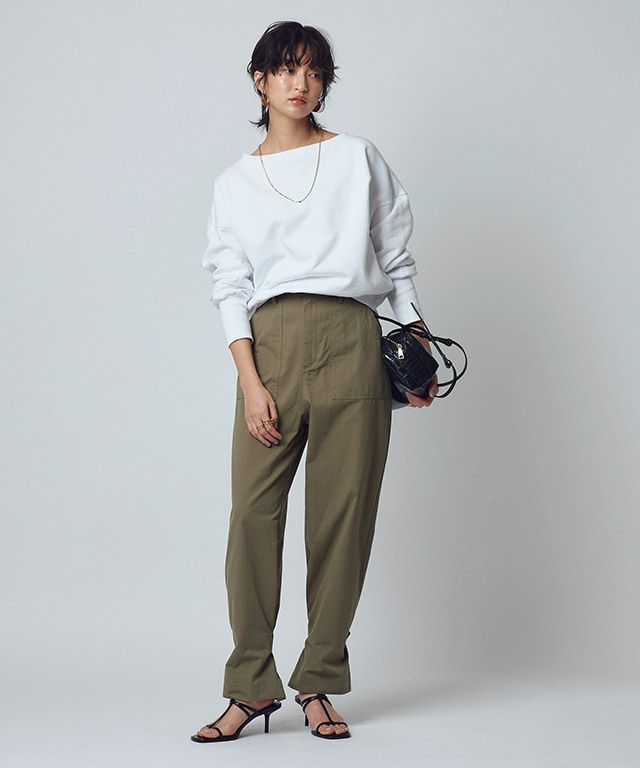 RASW]ボートネックスウェット【KKfashionさんYouTube紹介
