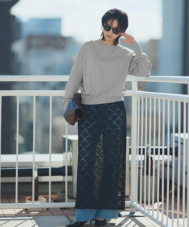 166cm / 杢グレー / M