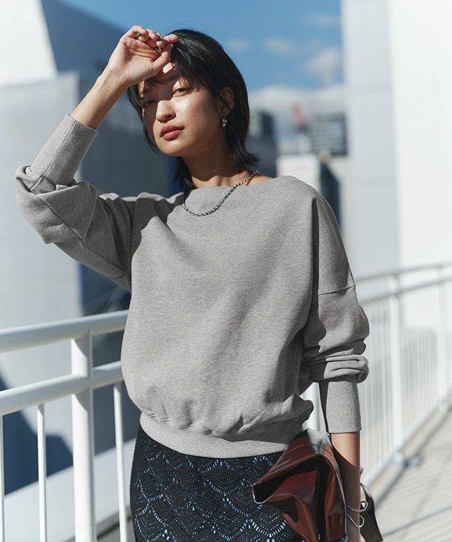 166cm / 杢グレー / M