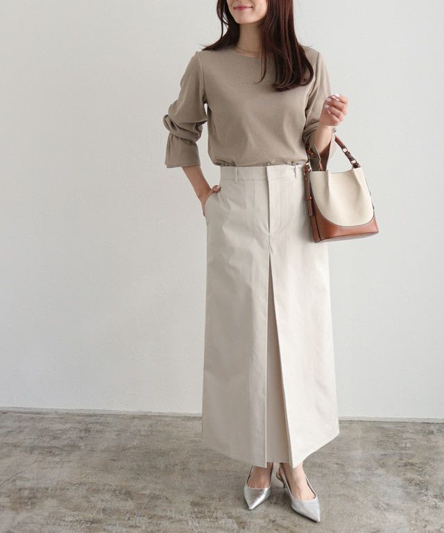 163cm / ライトベージュ / M