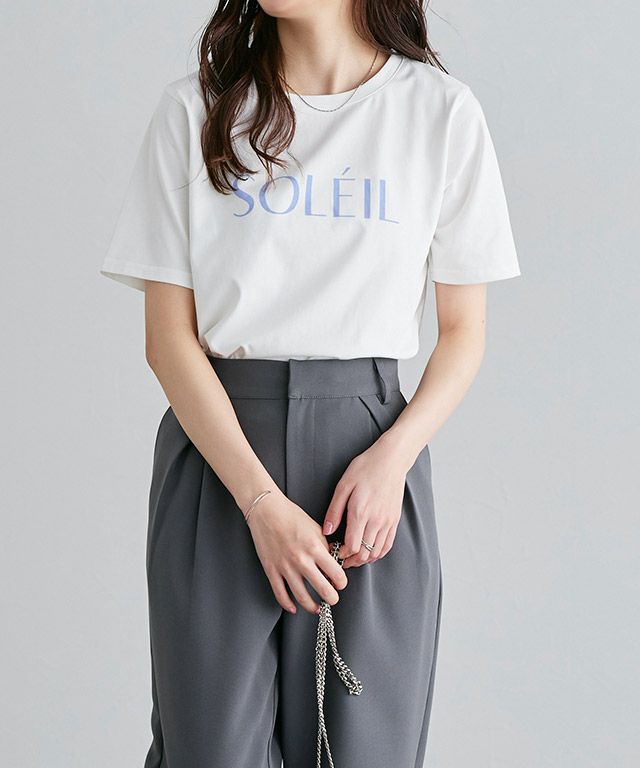 163cm / B / オフホワイト×ラベンダーブルー / M