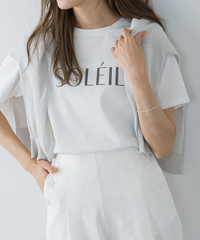 165cm / B / オフホワイト×チャコール / M