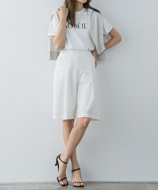 165cm / B / オフホワイト×チャコール / M