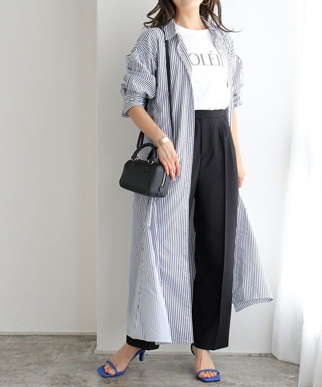 157cm / B / オフホワイト×チャコール / M