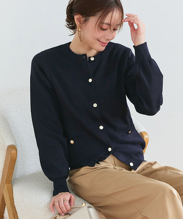 167cm / パール / ダークネイビー / M