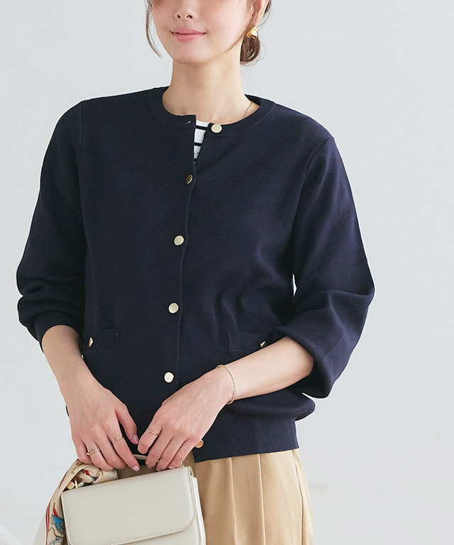 167cm / パール / ダークネイビー / M