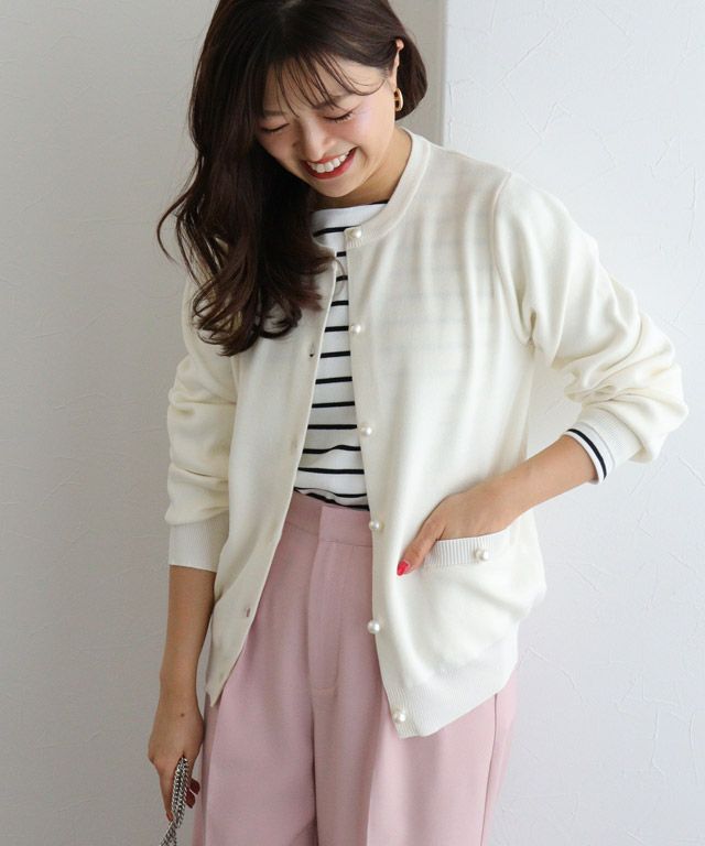 157cm / パール / オフホワイト / M