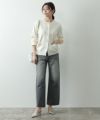 167cm / ゴールド / オフホワイト / M