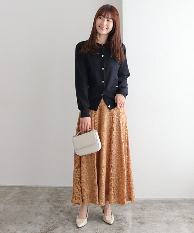 163cm / ゴールド / ダークネイビー / M