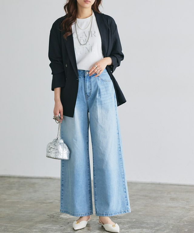 166cm / B / オフホワイト×シルバー / M