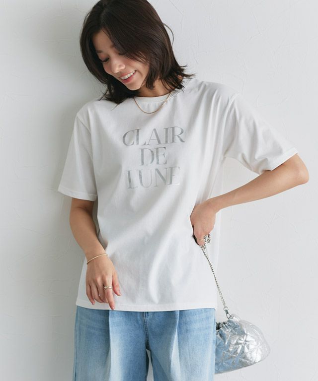 167cm / B / オフホワイト×シルバー / M