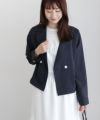 163cm / B / オフホワイト×シルバー / M