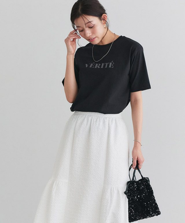 167cm / B / オフホワイト×ブラック / M