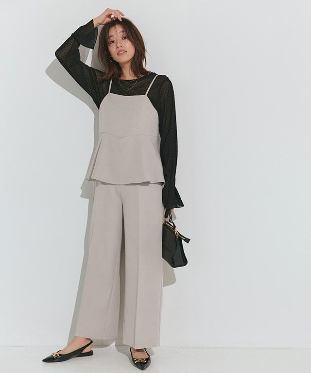 ペプラムオールインワン