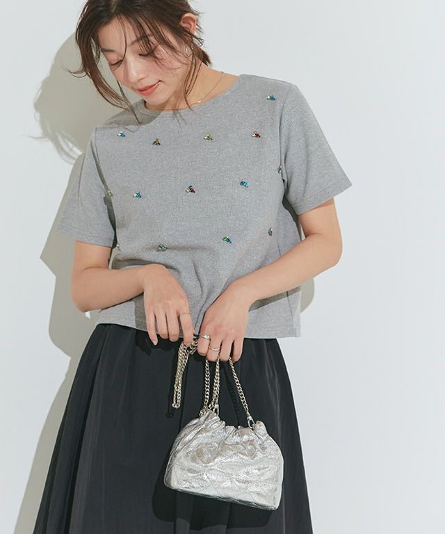 167cm / 杢グレー / M