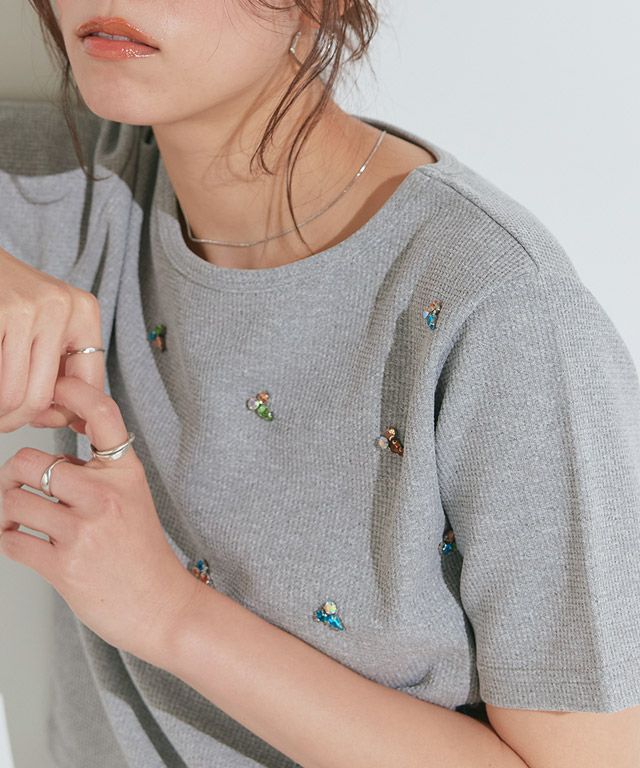 167cm / 杢グレー / M