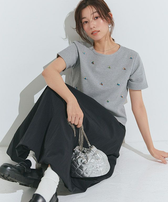 167cm / 杢グレー / M