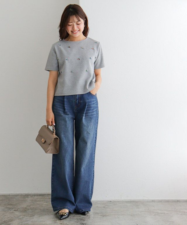 157cm / 杢グレー / M