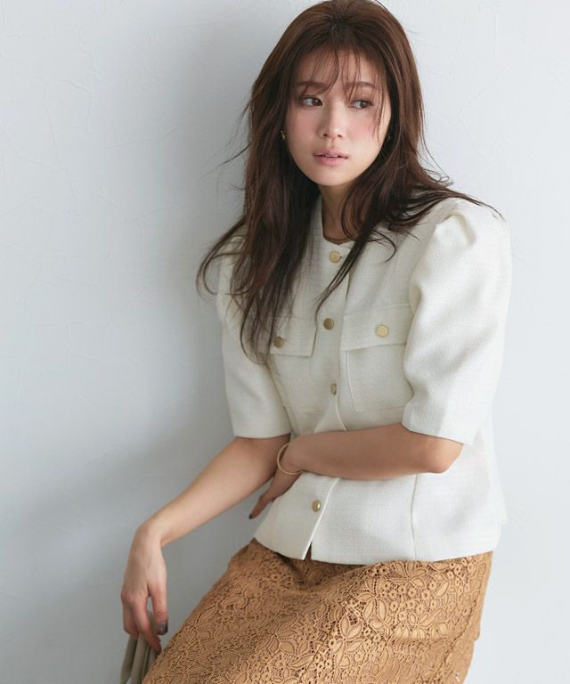 166cm / オフホワイト / M