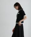 167cm / ブラック×アイボリー / M