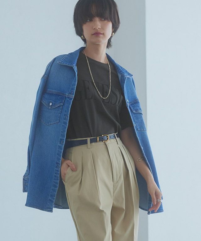 166cm / チャコール×ブラック / M