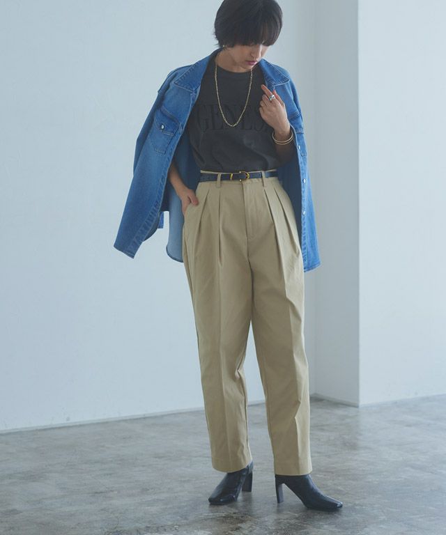 166cm / チャコール×ブラック / M