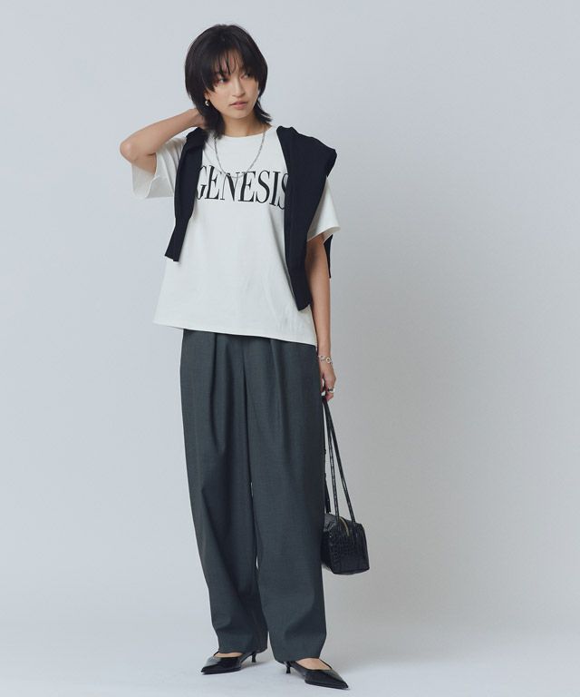 166cm / オフホワイト×ブラック / M