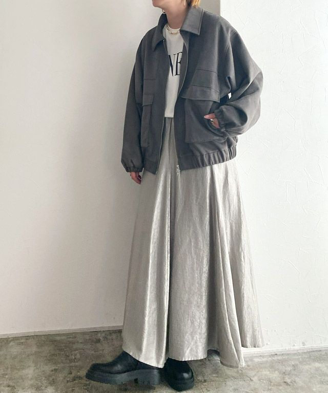 166cm / オフホワイト×ブラック / M