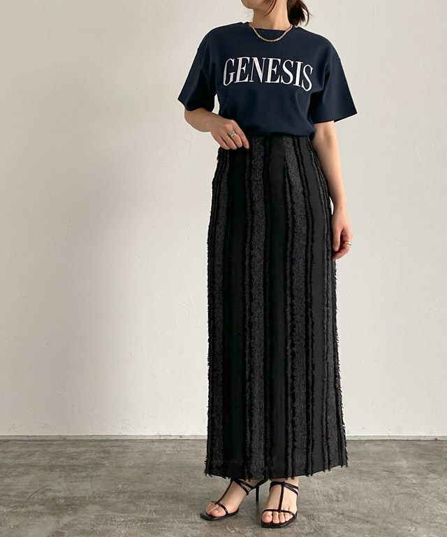 160cm / ダークネイビー×オフホワイト / M