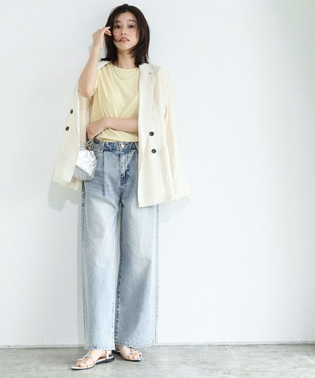 167cm / サックス / M